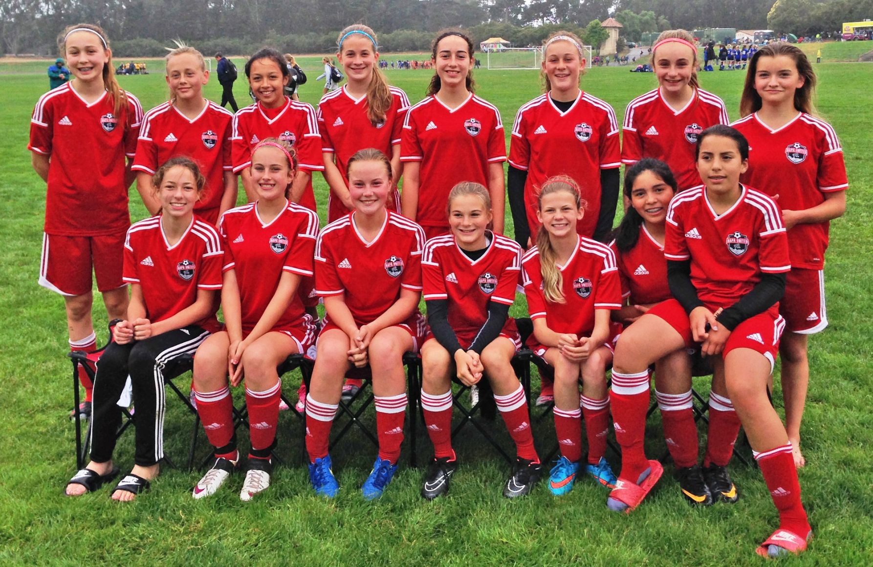 Napa United U-13 girls dominate league soccer foes